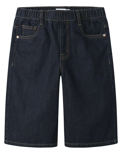 Name It - NKMBen Bermuda Shorts - Dark Blue Denim
